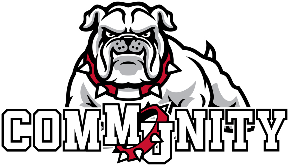 Bulldog Logo with ComMUnity 