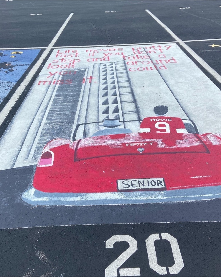 Ferris Bueller Senior Parking Space Theme