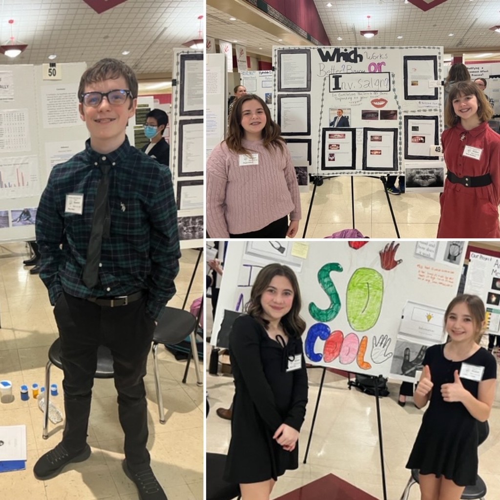 Student presentation at Miami County Science Fair