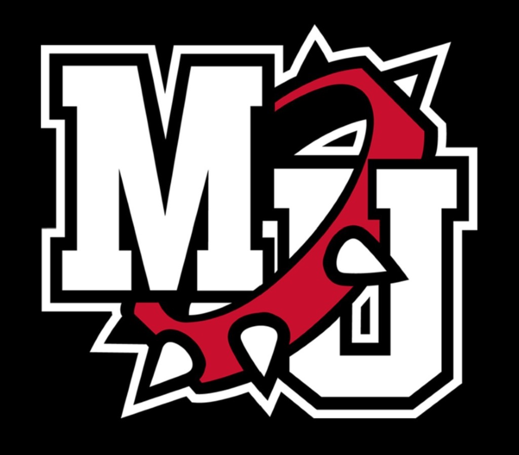 M-U Athletic Logo (black background)