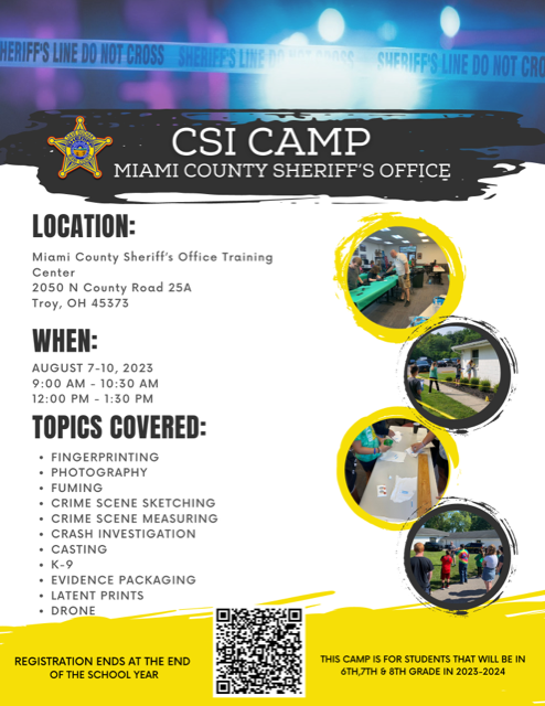 CSI Camp Flyer